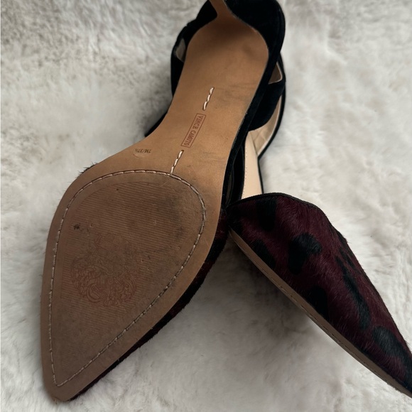 Vince Camuto Women Heels Haircalf Leopard Slingback Heels Pointed Toe – Size 7 - Picture 2 of 3